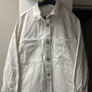 Workwear white jacket